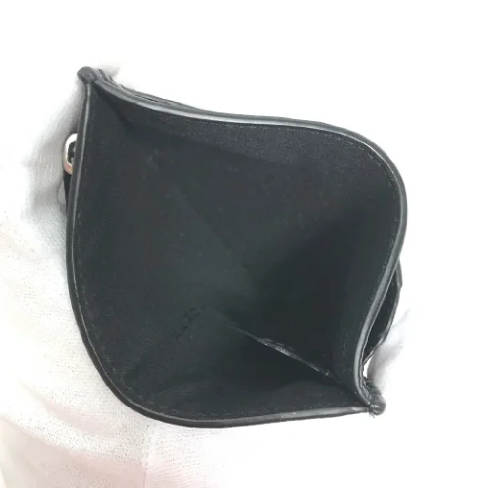 Fendi Vintage Pre-owned Leather wallets Black Heren