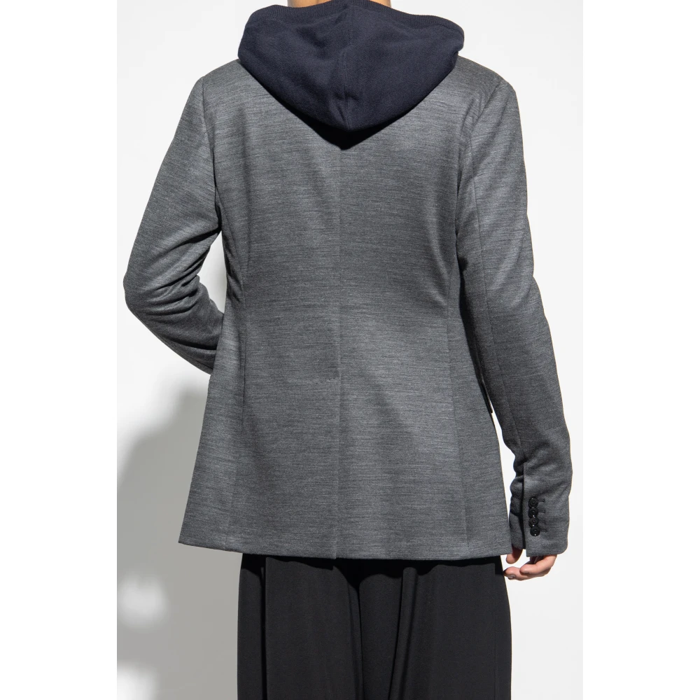 Dolce & Gabbana Dubbelrijige jas Gray Heren