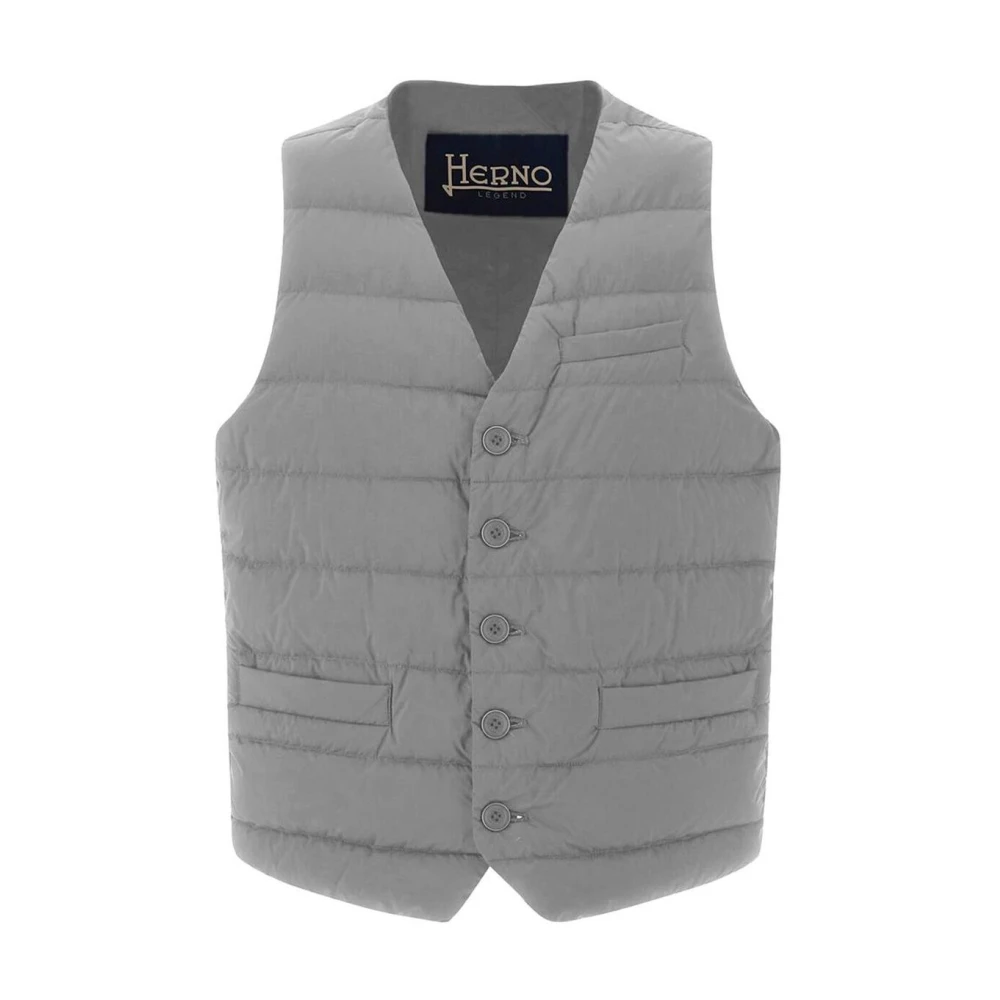 Herno - Jackets > Vests - Gray - Herno - Modalova
