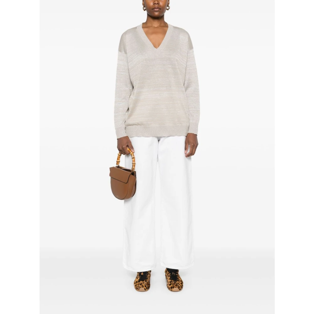 Fabiana Filippi Grijze Sweater Dameskleding Gray Dames