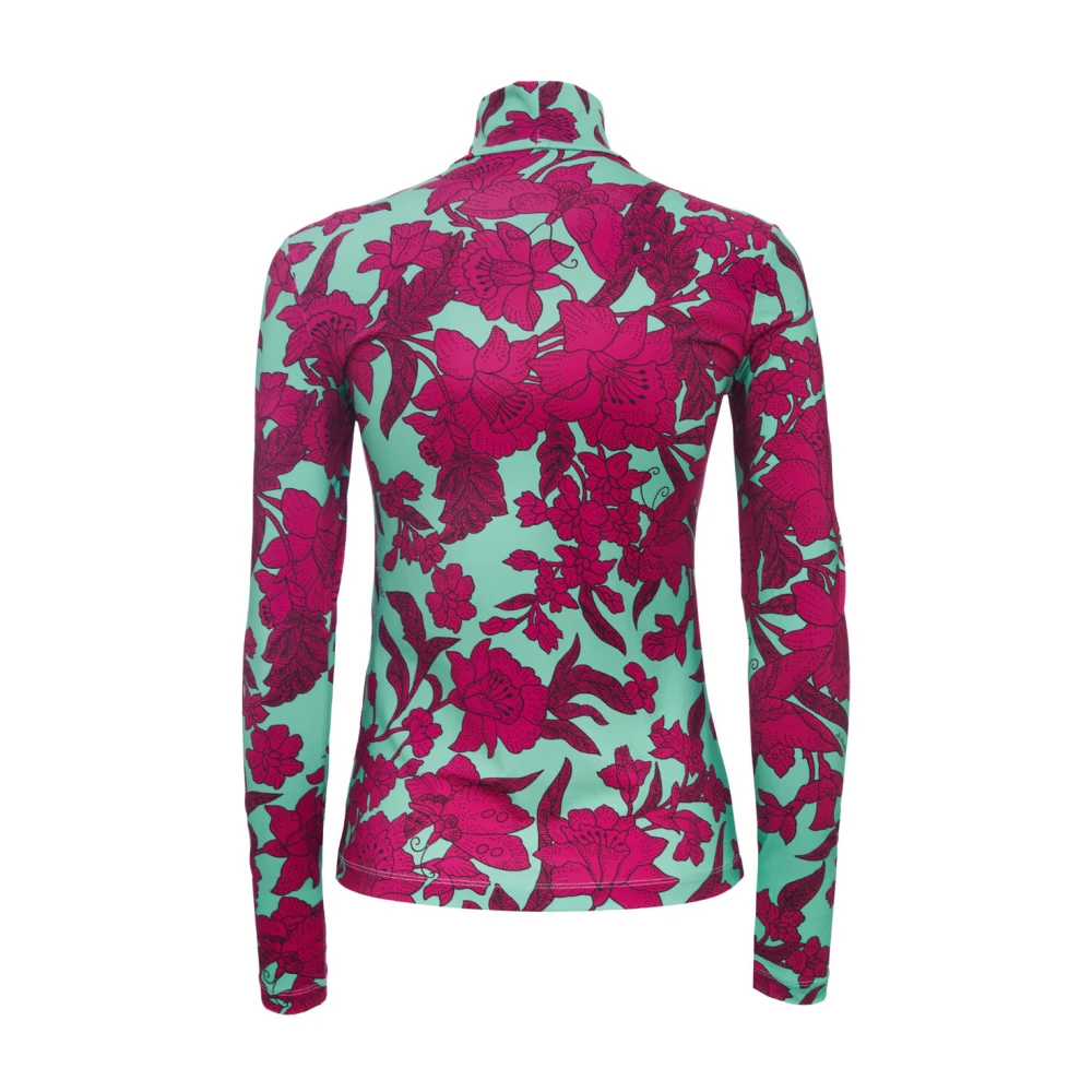 La DoubleJ Stretchy Turtleneck Top Multicolor Dames
