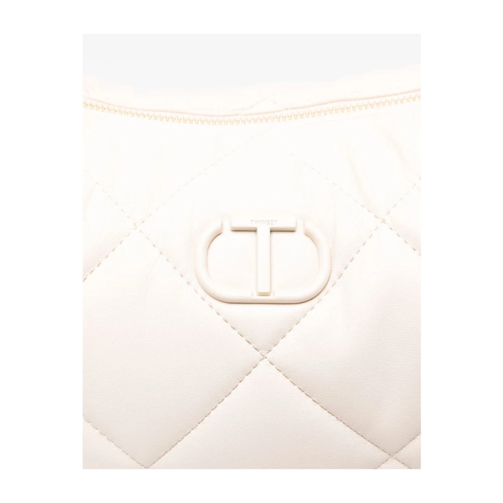 Twinset Witte Gewatteerde Schoudertas White Dames