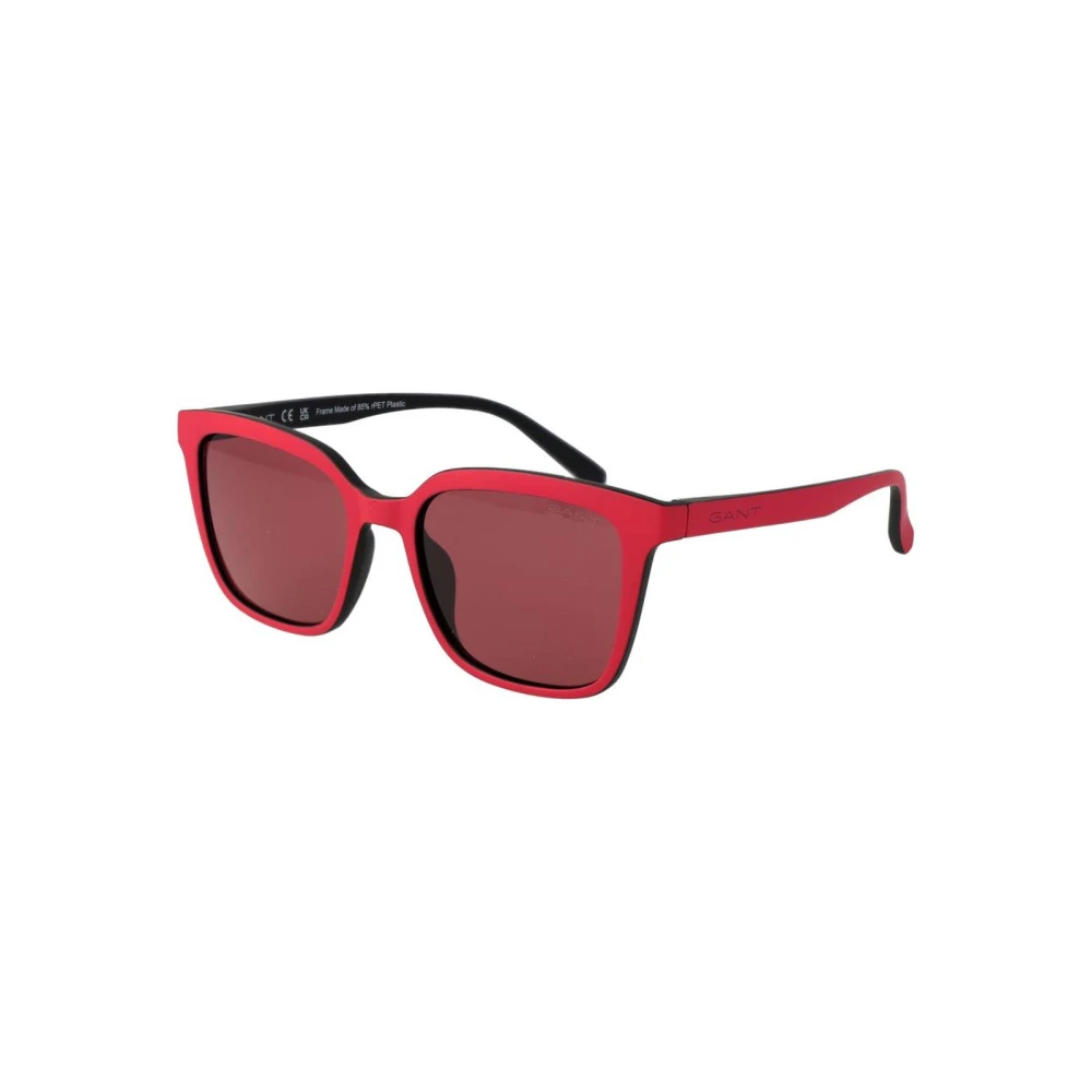 Gant Unisex Red Square Sunglasses With Uv Protection - Sunglasses - One Size - Accessories