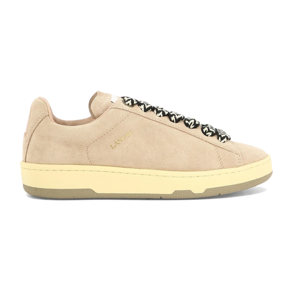 Lanvin Women's Pink Sneakers, 5 Uk, Lite Curb Trainers