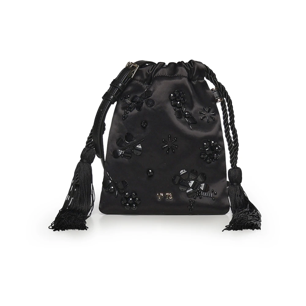 V73 Black Bucket Bags, Female, One Size, Bucket Bag
