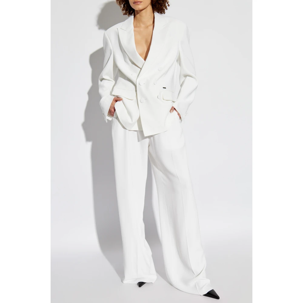 Dsquared2 Double-breasted blazer White Dames