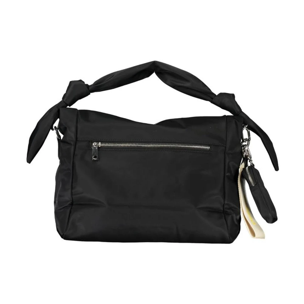 Desigual Zwarte Polyester Handtas met Verwijderbare Portemonnee Black Dames