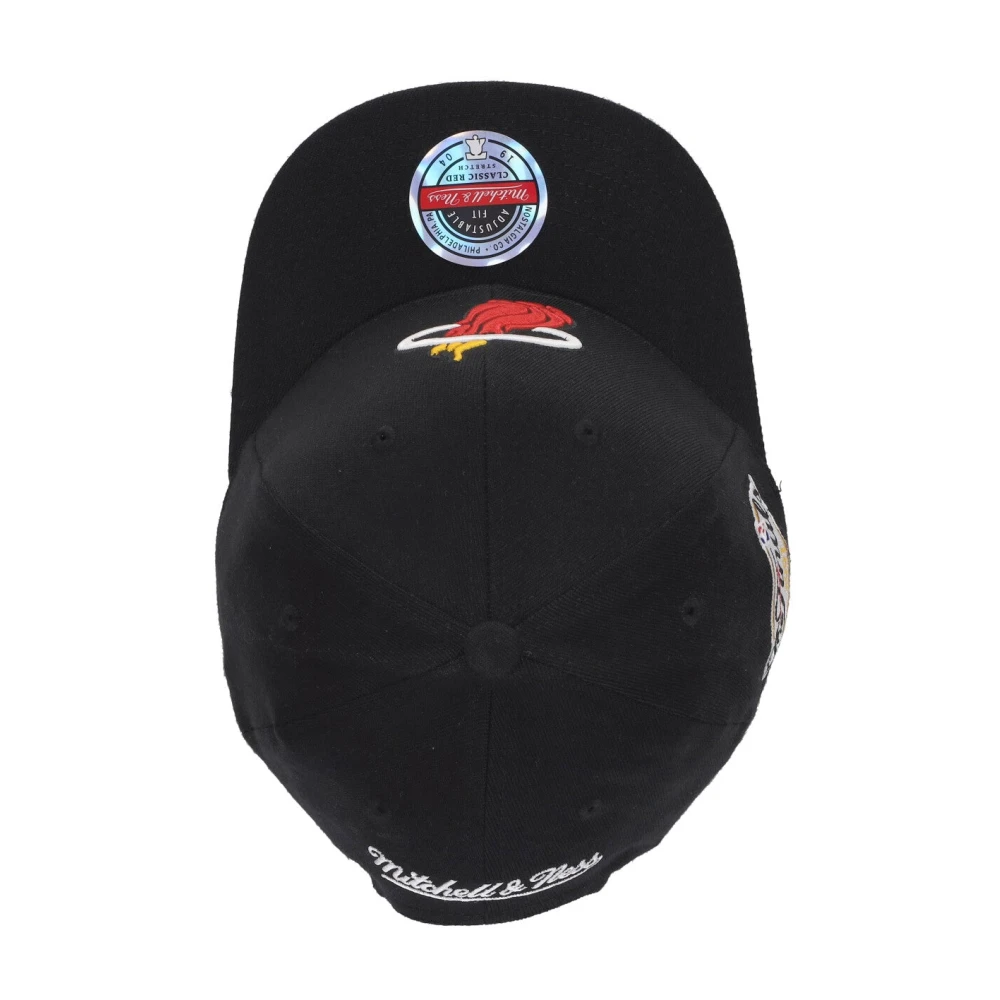 Mitchell & Ness Miami Heat NBA Pet Rood Zwart Black Heren