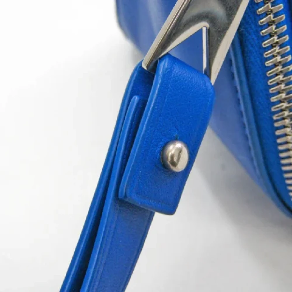 Bottega Veneta Vintage Pre-owned Leather clutches Blue Dames