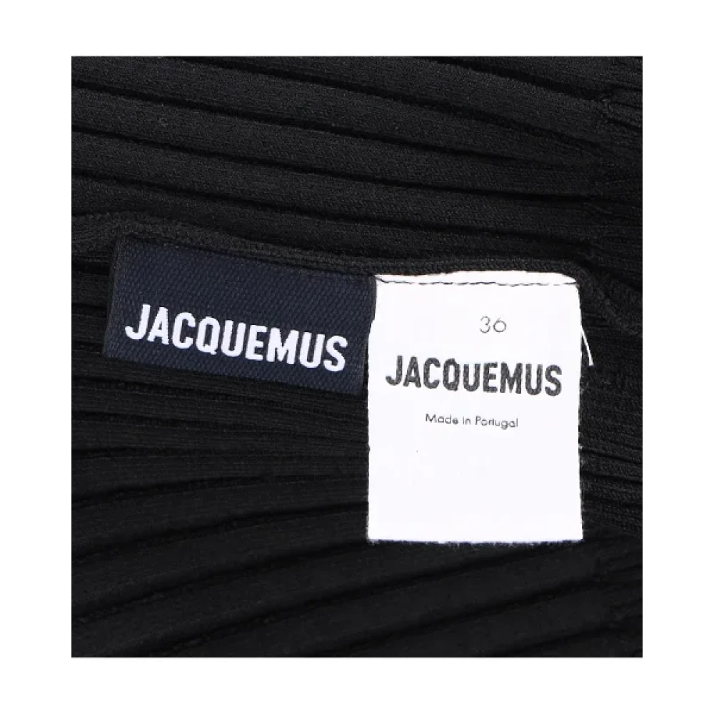Jacquemus Pre-owned Fabric outerwear Black Dames