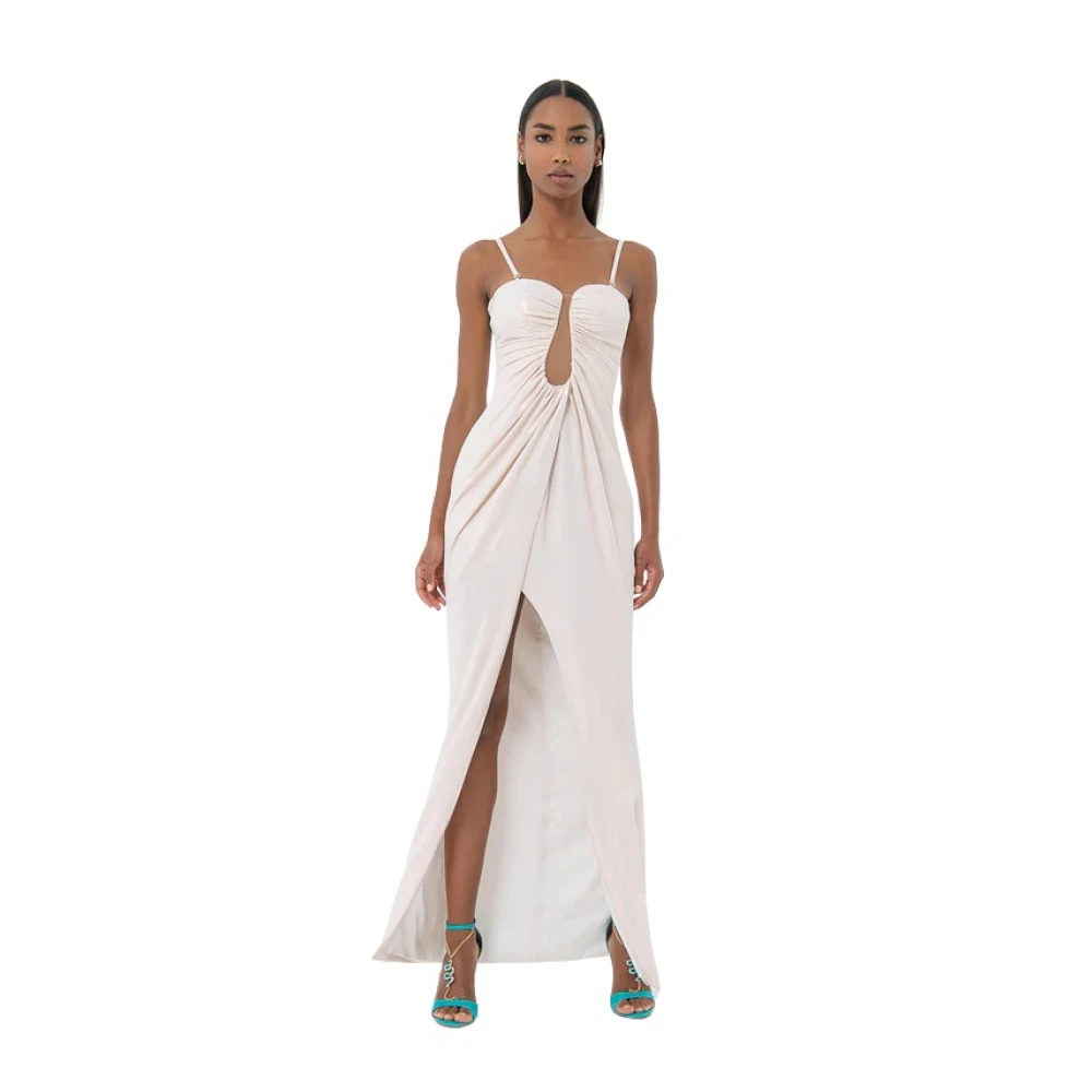 Fracomina Beige Jurk Collectie Beige Dames