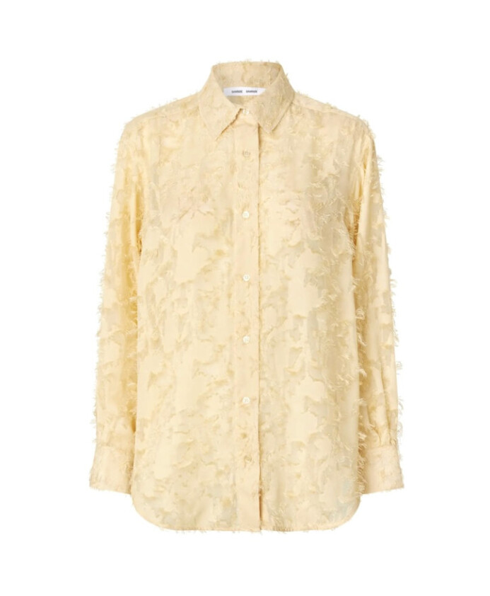 chemise-ample-en-tissu-texture-jaune-poussiere