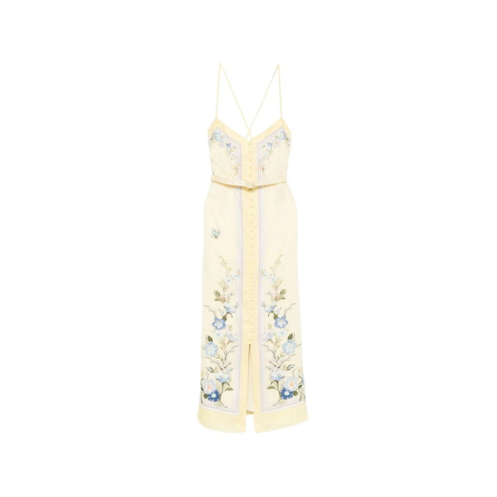 Self Portrait Women's Multicolor Floral Midi Dress - Midi Dresses - Xs - Dresses
