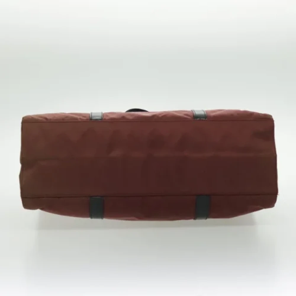 Prada Vintage Pre-owned Nylon prada-bags Red Dames