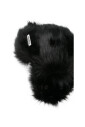 chapeau-en-coton-noir-avec-fausse-fourrure