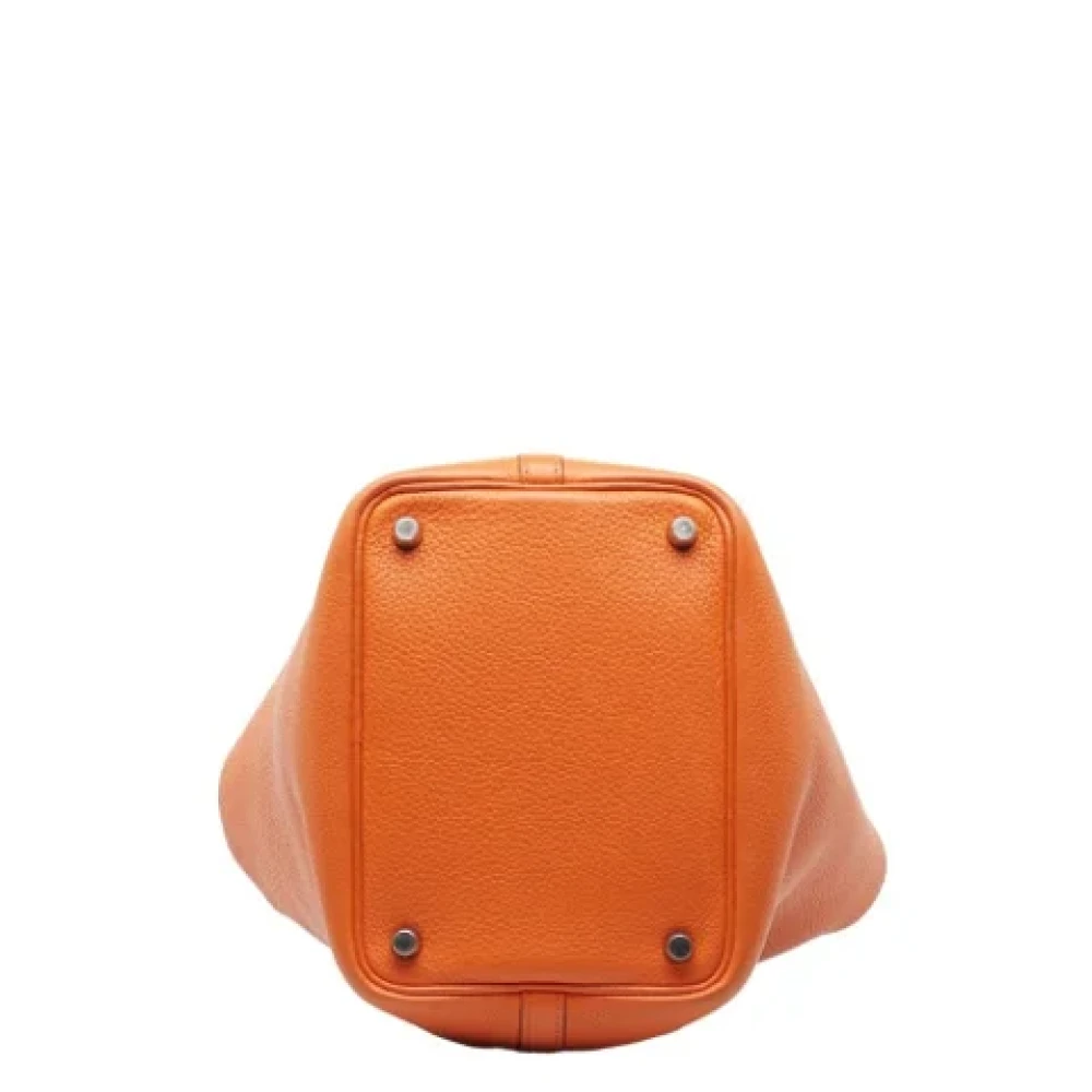 Hermès Vintage Pre-owned Fabric handbags Orange Dames