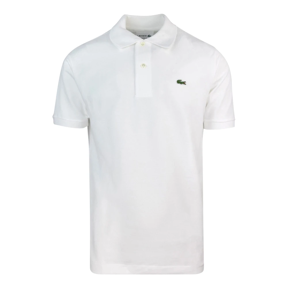 Lacoste White Polo Shirts, Male, L, Polo Shirt