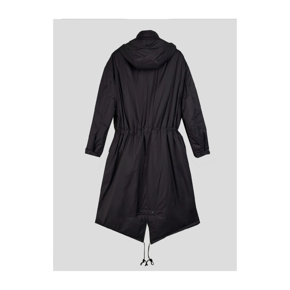 Y-3 Gewatteerde Polyamide Parka Black Heren