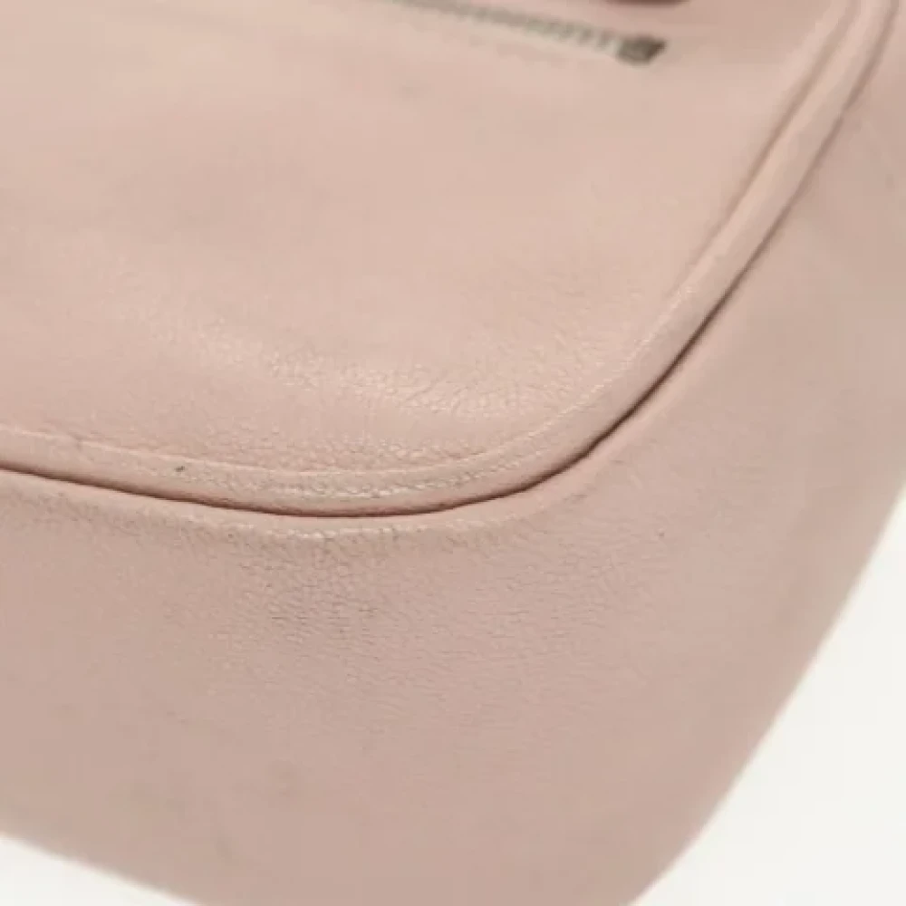 Saint Laurent Vintage Pre-owned Leather crossbody-bags Pink Dames