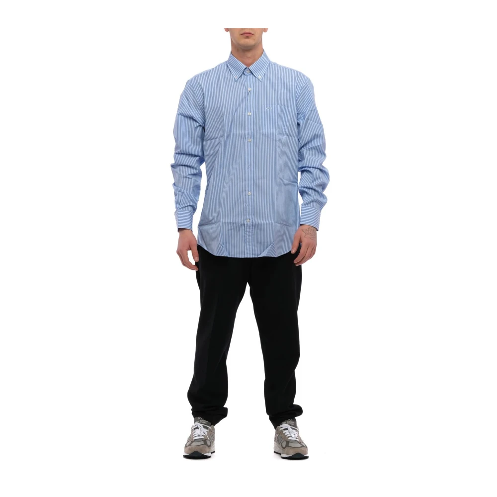 PAUL & SHARK Gestreept Overhemd C0P3005 013 Blue Heren