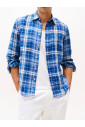 chemise-en-lin-a-carreaux-night-sky