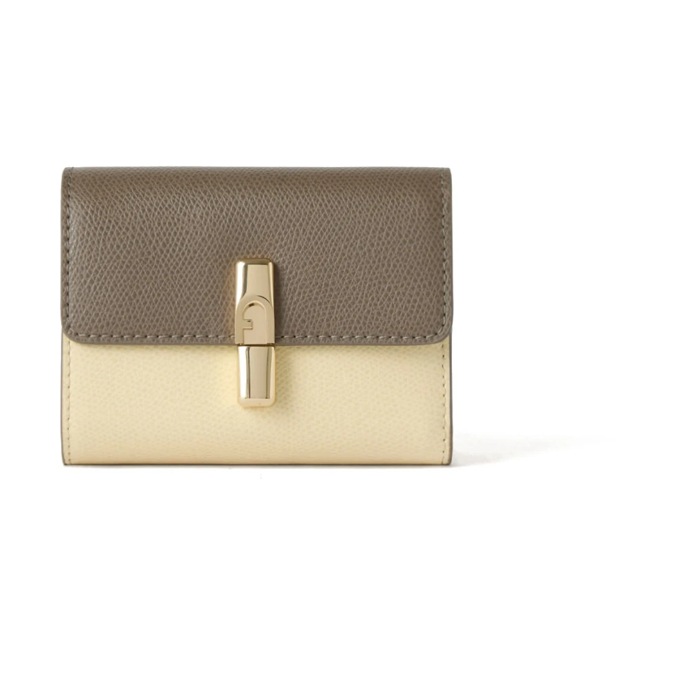 Furla Vrouw Multicolor Accessoires Dames, Veelkleurig, One Size, Leer, Iride S Compact Wallet