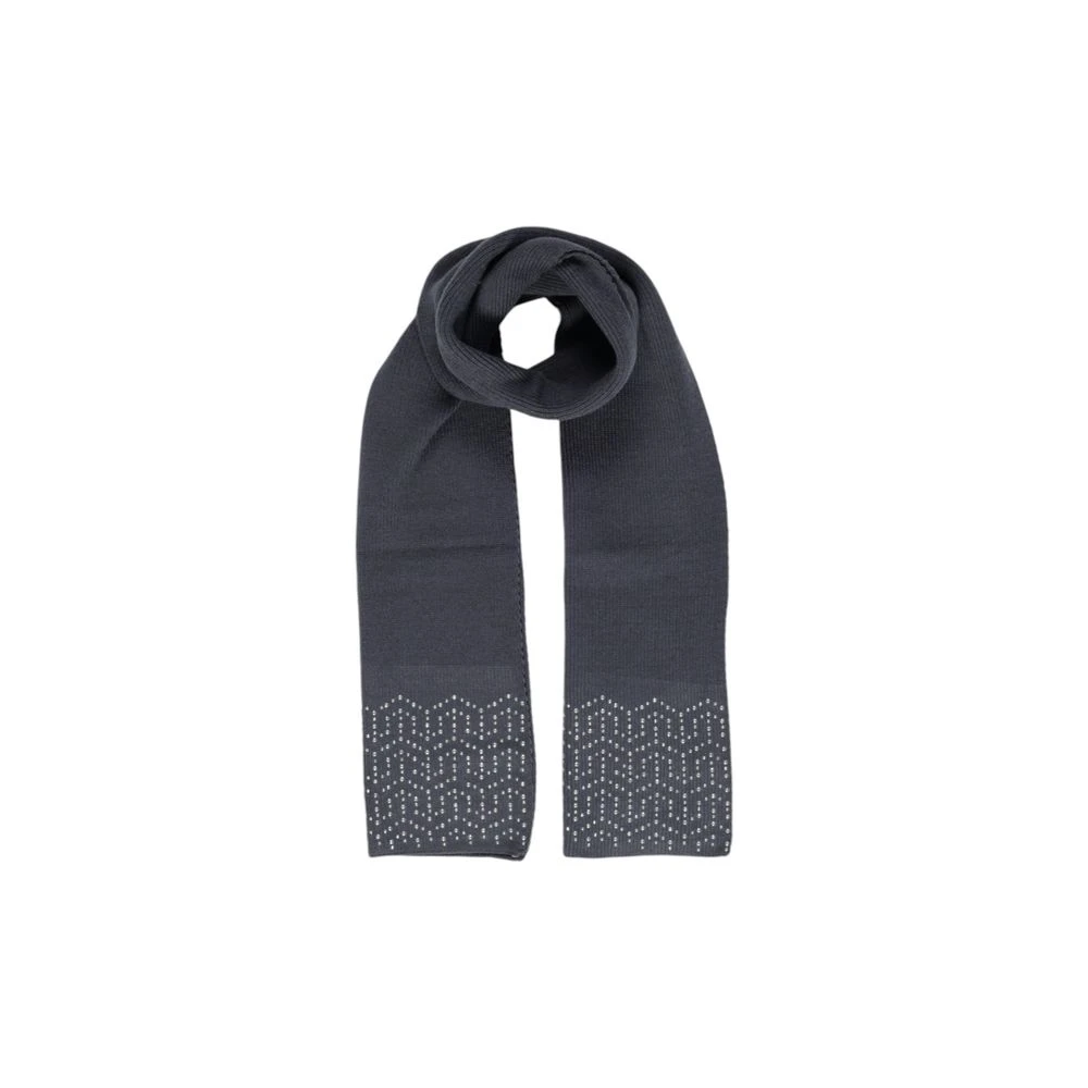 Pieces Grijze Polyester Sjaal Collectie Herfst Winter Gray Dames