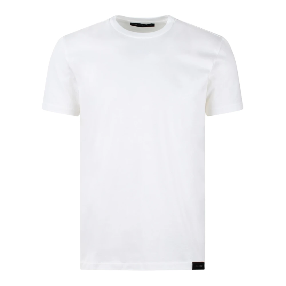 Low Brand Slim Fit Katoenen T-Shirt Ss24 White Heren