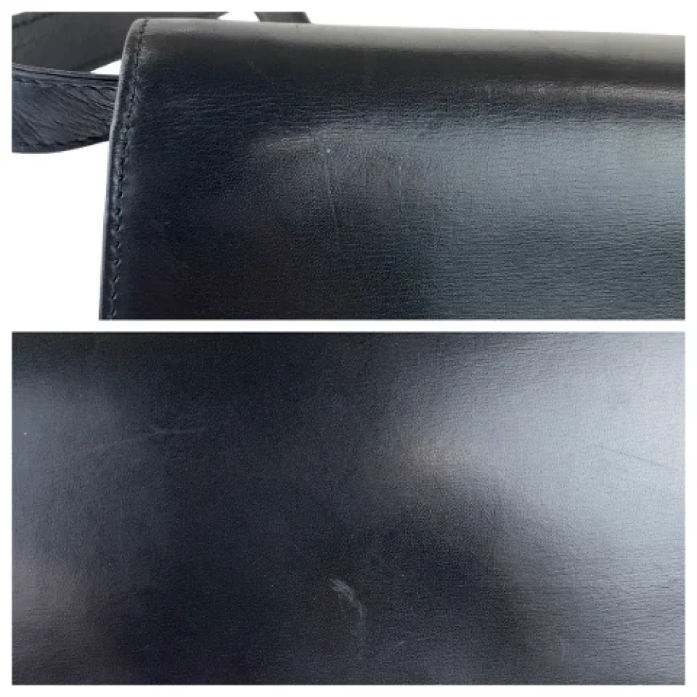 Gucci Vintage Pre-owned Leather gucci-bags Black Dames