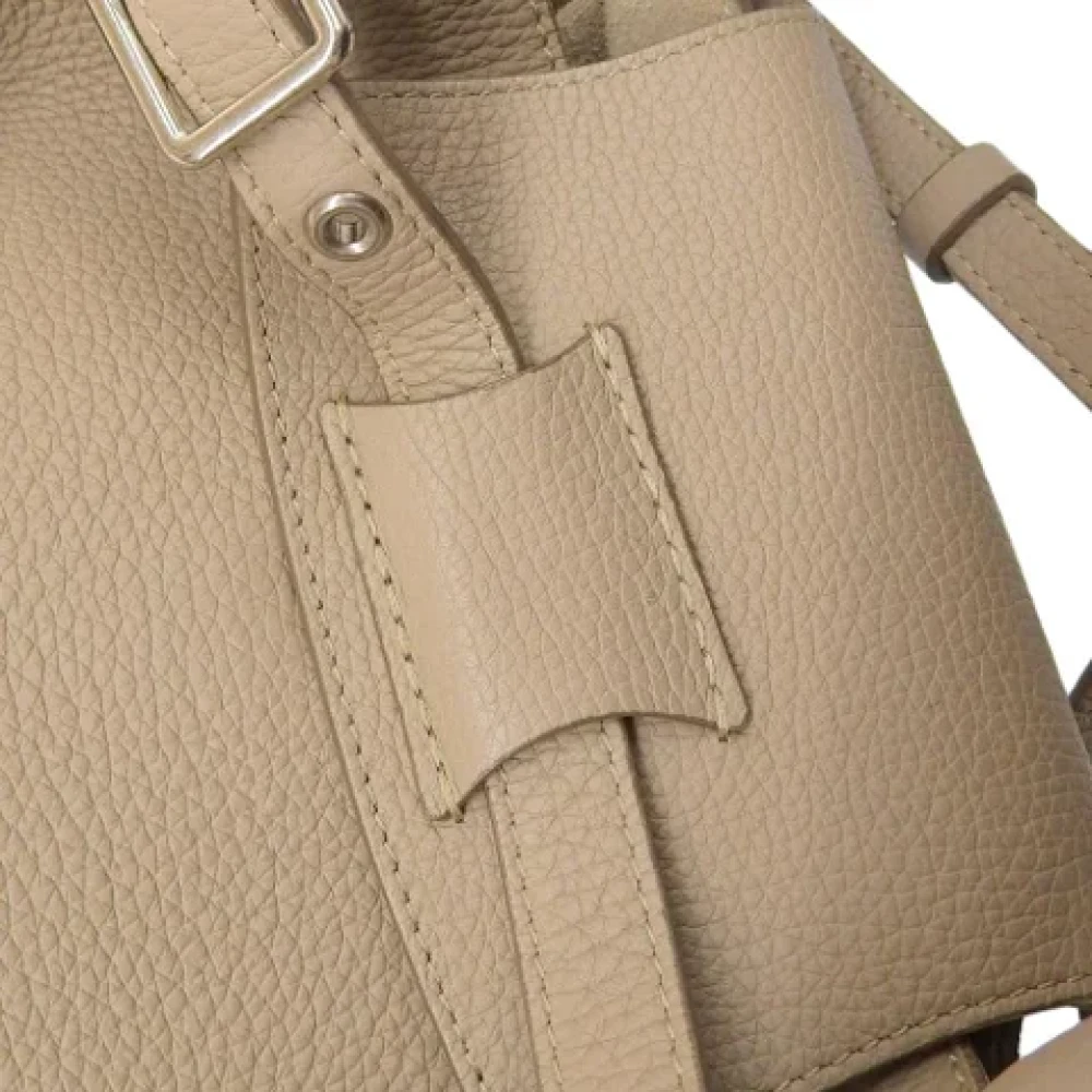 Celine Vintage Pre-owned Leather celine-bags Beige Dames