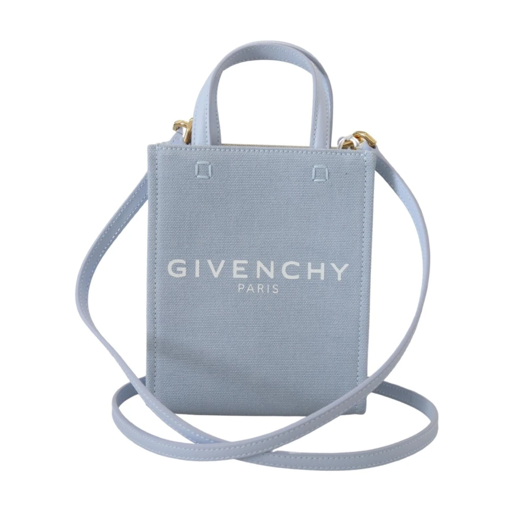 Givenchy Chic Cloud Blue Katoenen Mini Tas Blue Dames