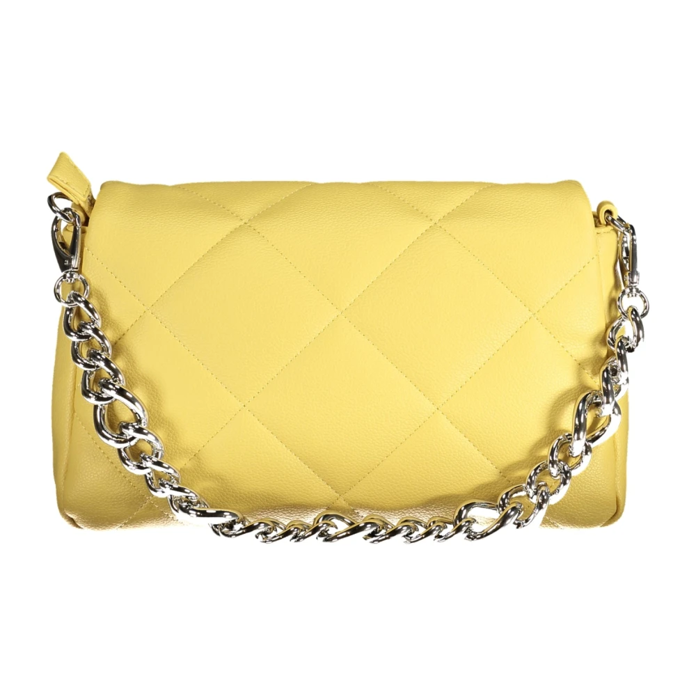 Valentino by Mario Valentino Gele Schoudertas met Afneembare Band Yellow Dames