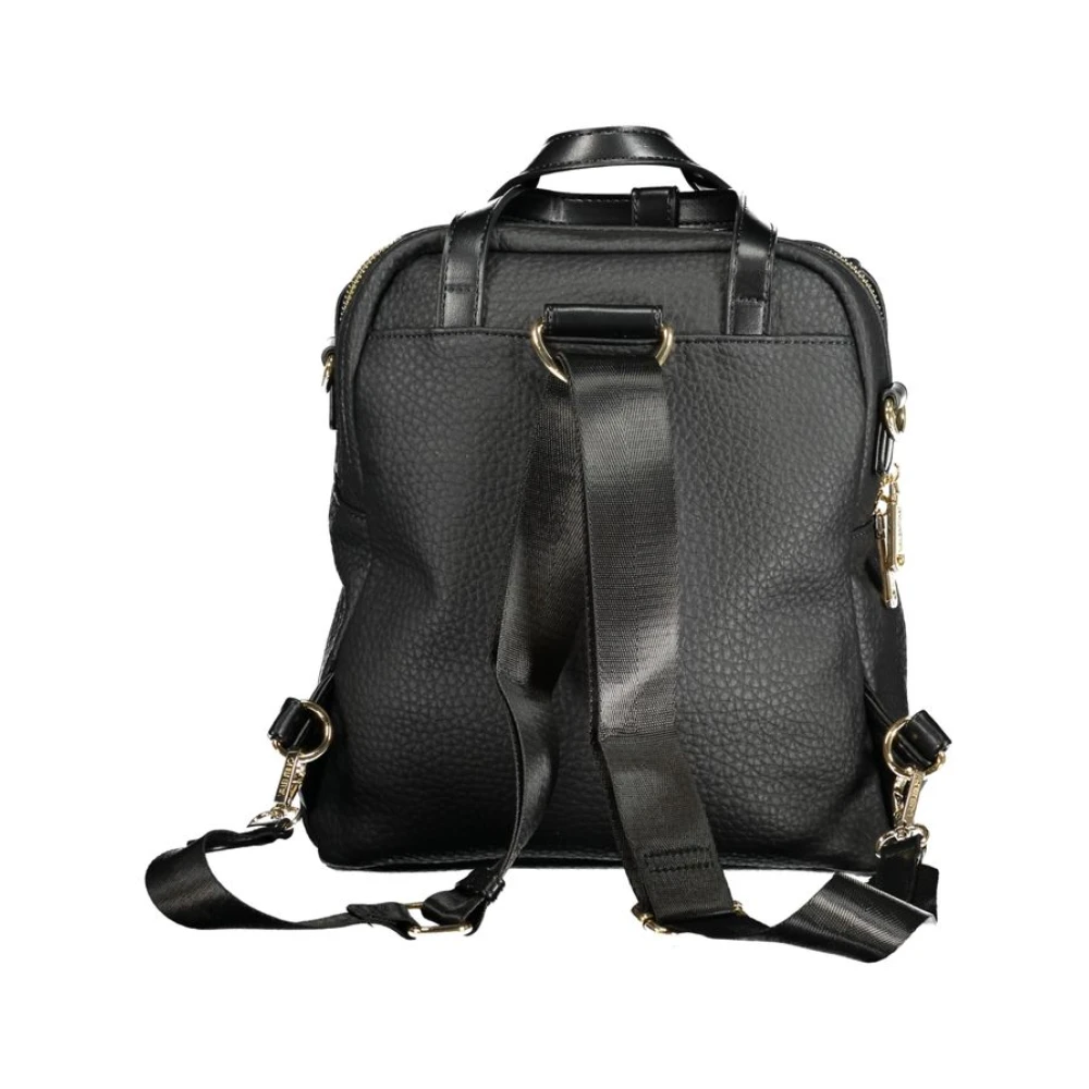 Valentino by Mario Valentino Zwarte Polyethyleen Rugzak Black Dames