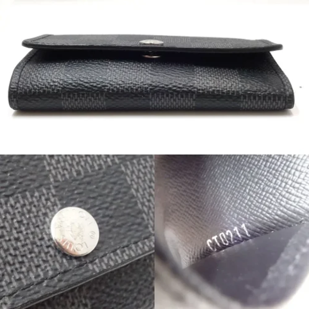 Louis Vuitton Vintage Pre-owned Canvas key-holders Gray Dames