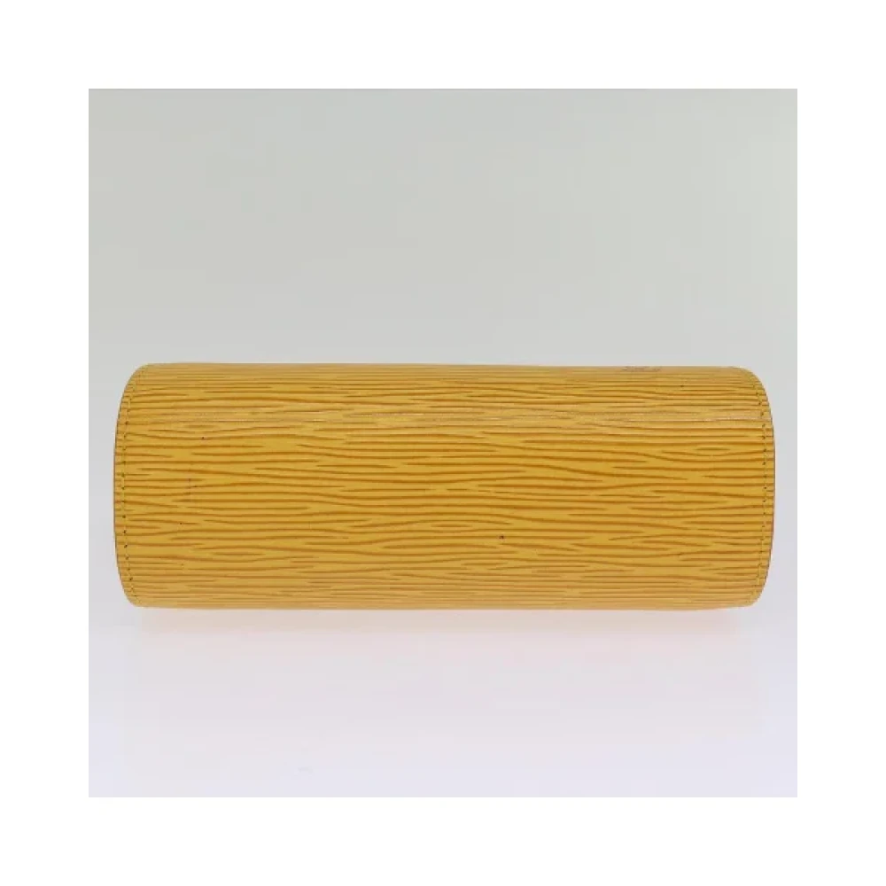 Louis Vuitton Vintage Pre-owned Leather louis-vuitton-bags Yellow Dames