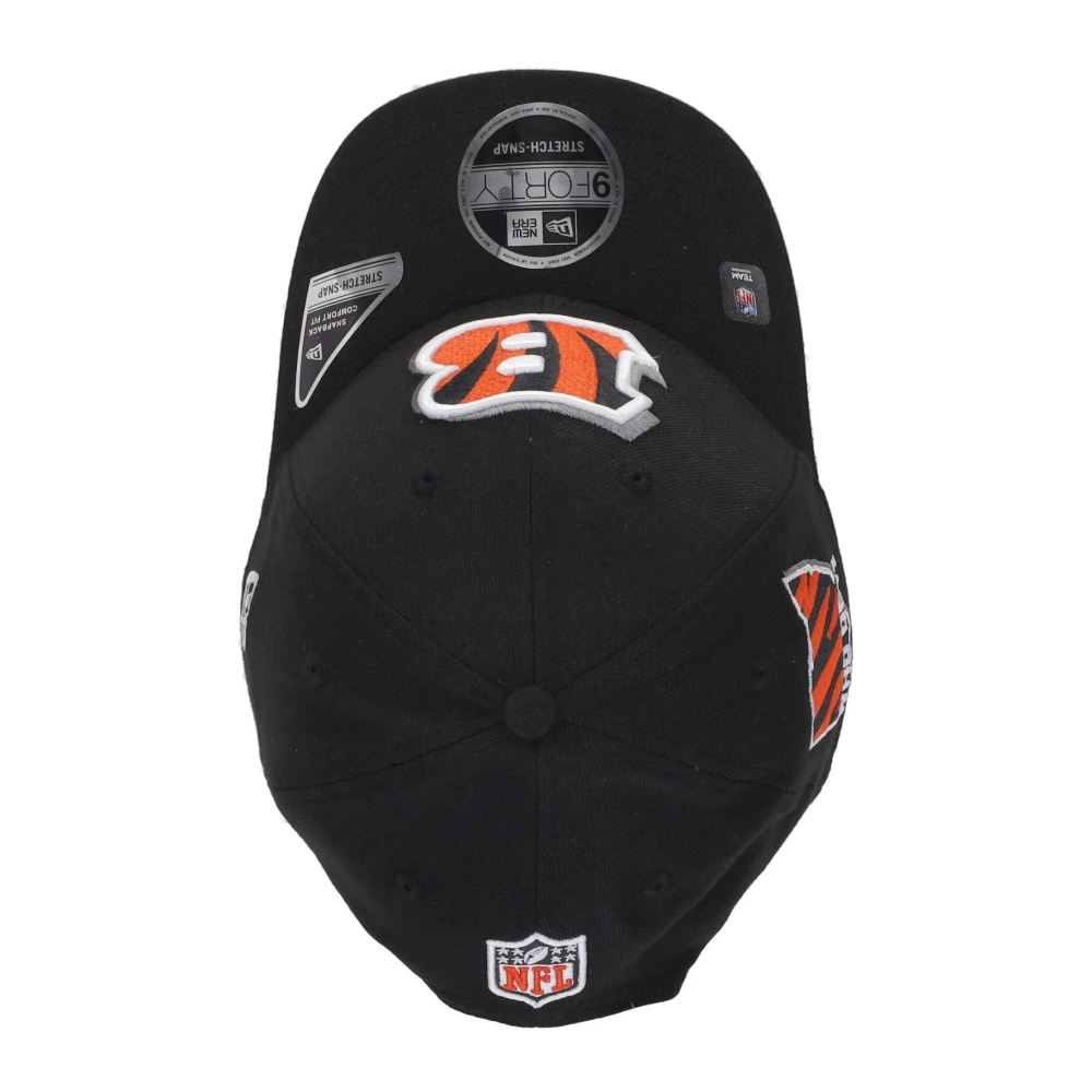 new era Gebogen Klep Hoed NFL Draft Cincinnati Bengals Black Unisex