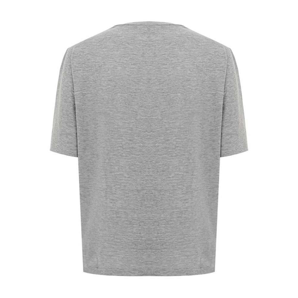 Dsquared2 Grijze Katoenen Chic Top Gray Dames