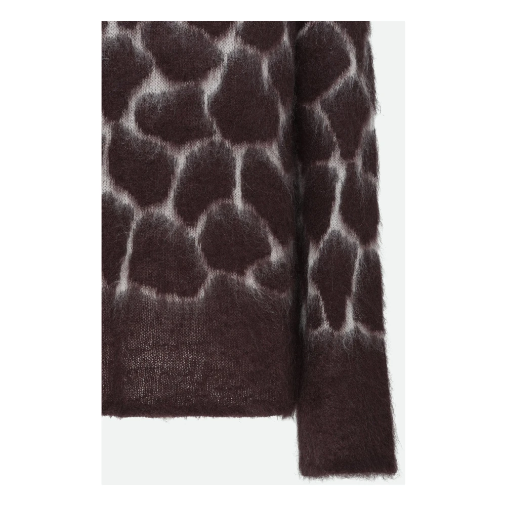 Max Mara Bruine Trui met Uniek Ontwerp Brown Dames