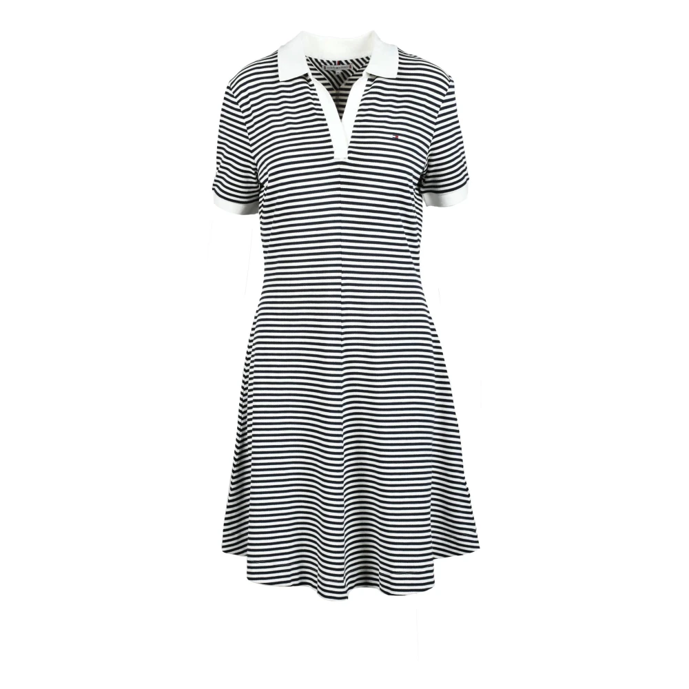 Tommy Hilfiger Katoenen jurk met Lyocell en Elastaan Multicolor Dames