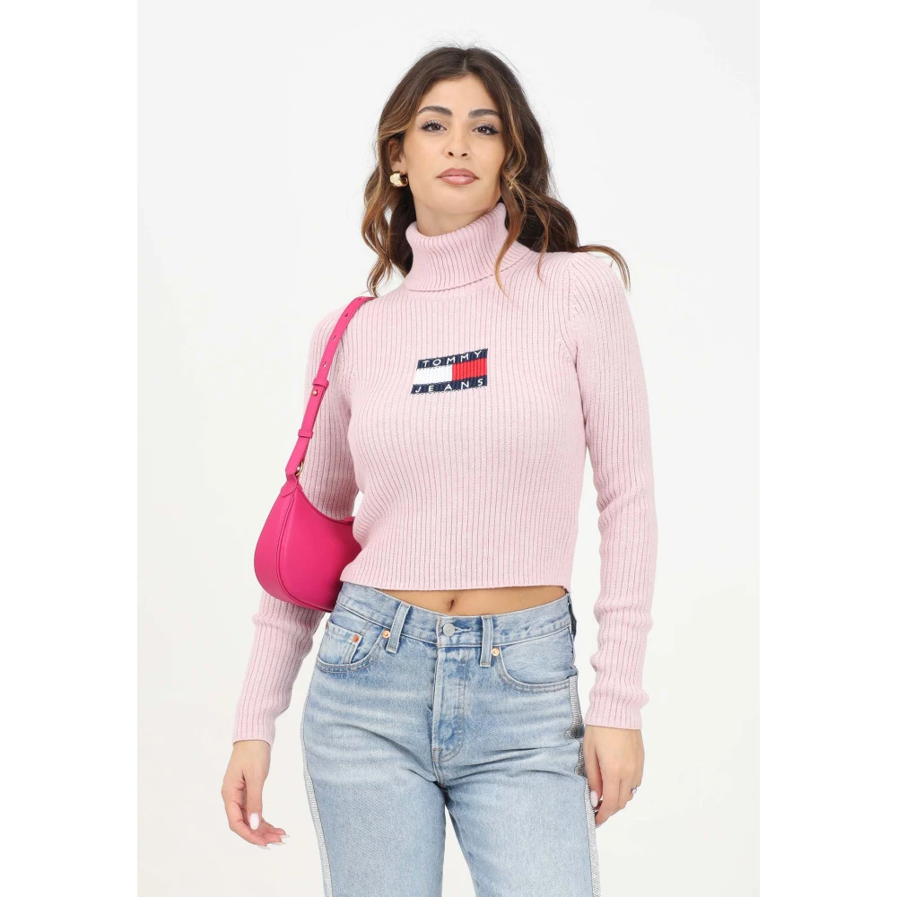 Tommy Jeans Roze coltrui Pink Dames