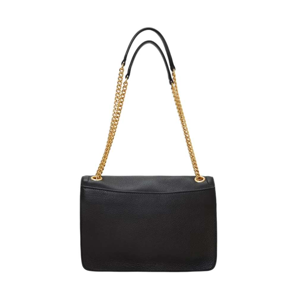 Ralph Lauren Stijlvolle Leren Tas voor Vrouwen Black Dames