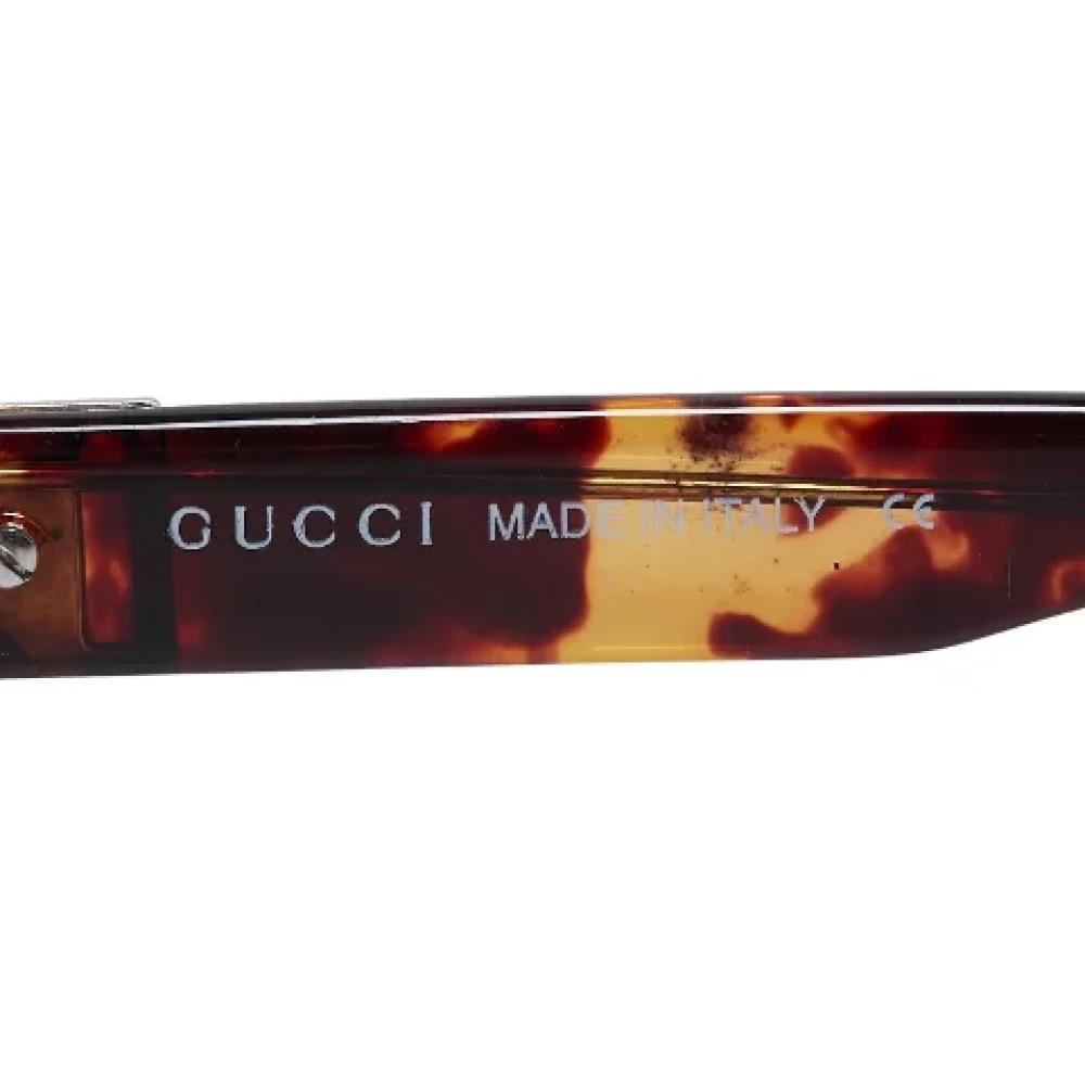 Gucci Vintage Pre-owned Plastic sunglasses Brown Dames