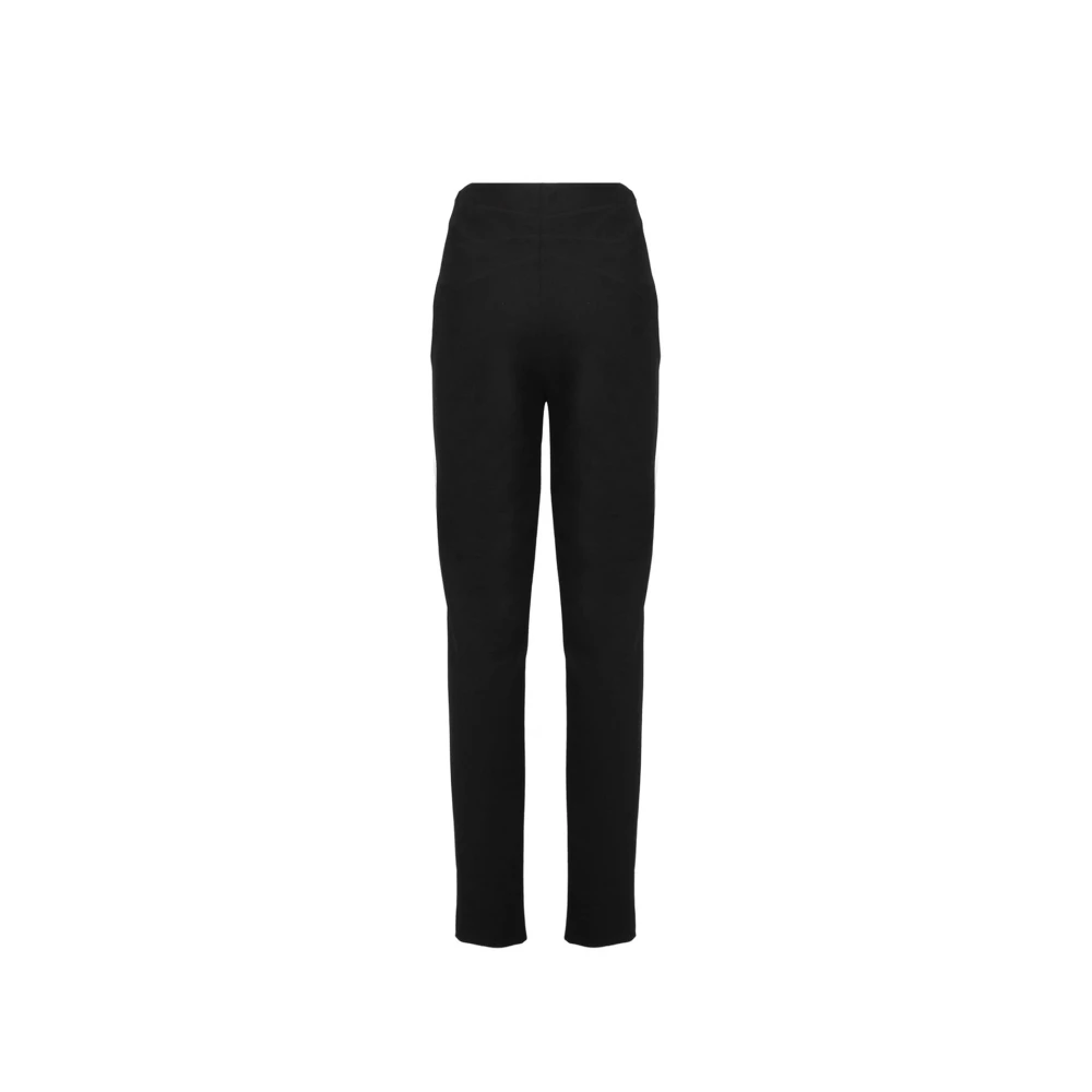 Alaïa Zwarte Wollen Blend Leggings Black Dames