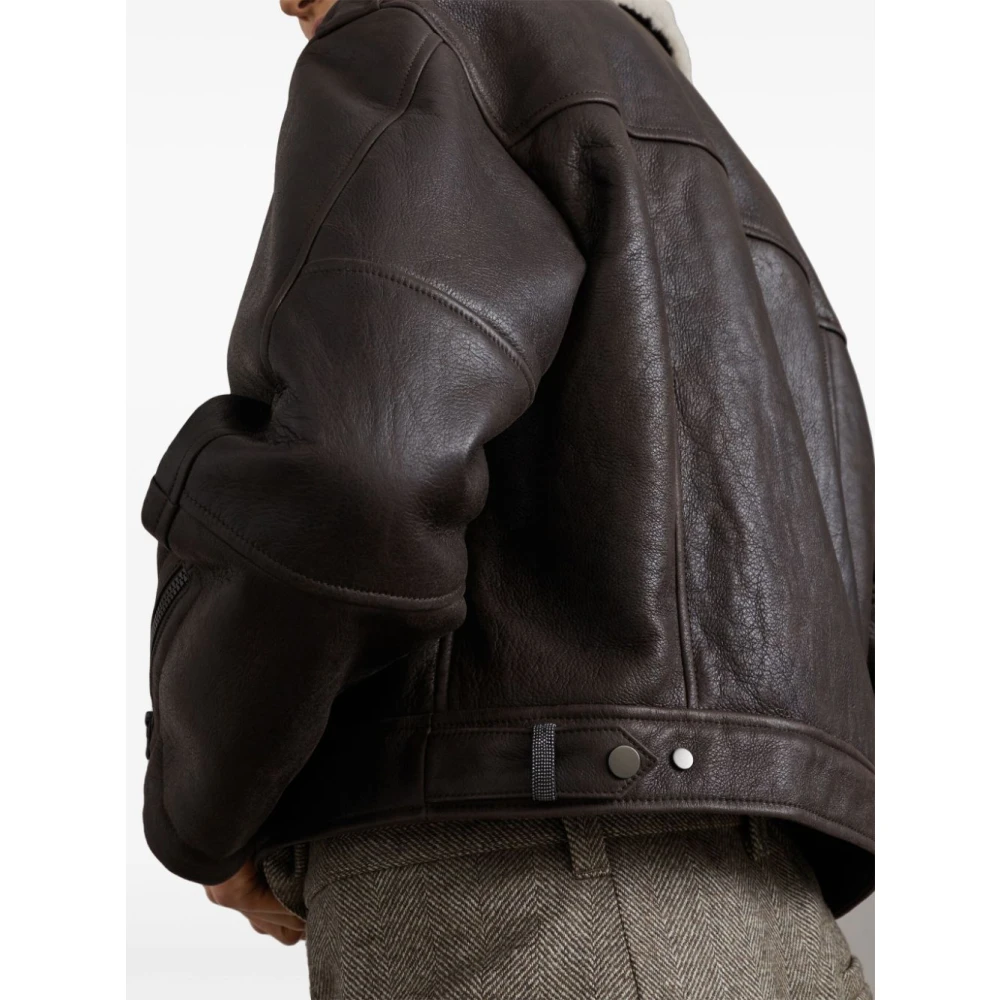 BRUNELLO CUCINELLI Stijlvolle Jassen Collectie Brown Dames