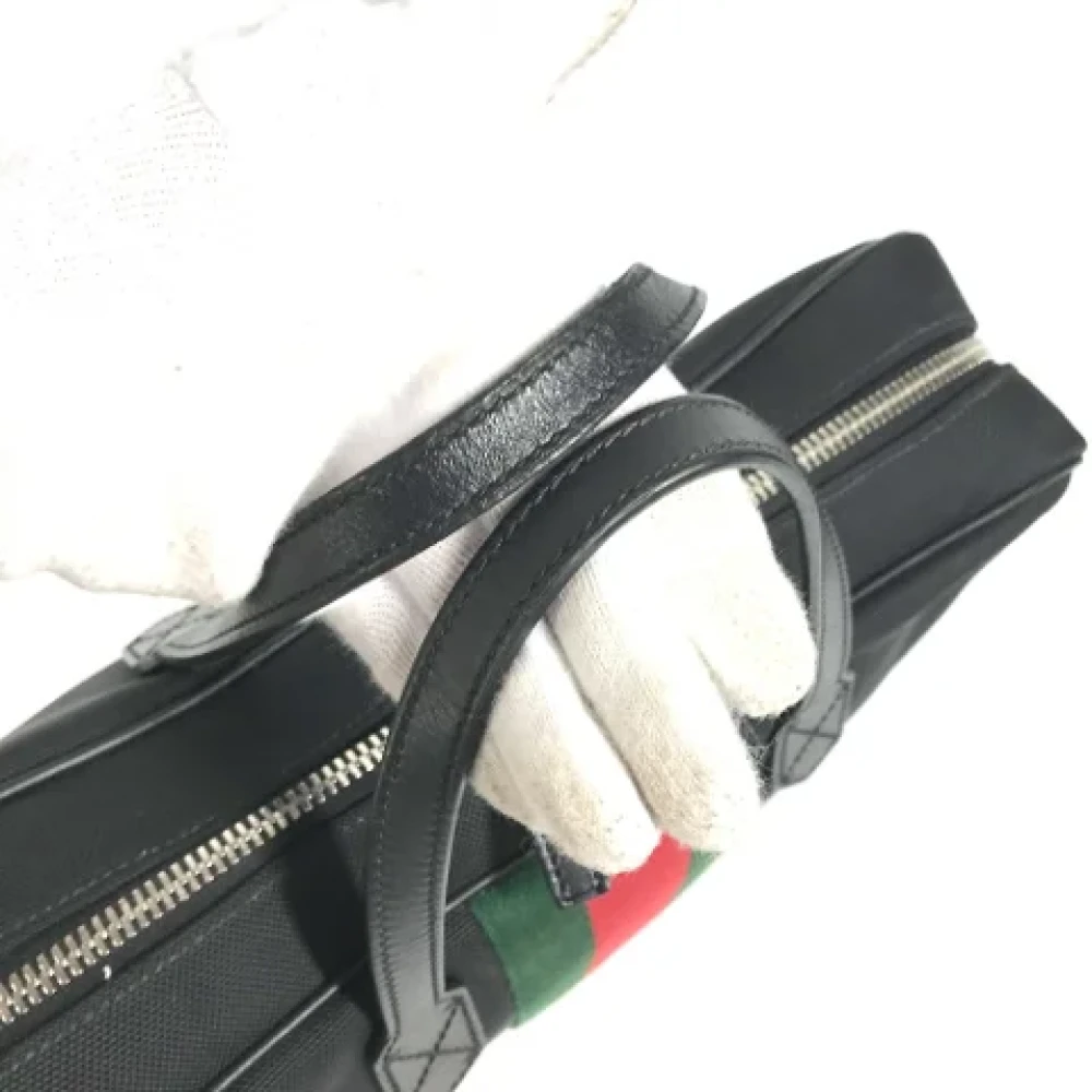 Gucci Vintage Pre-owned Leather gucci-bags Black Dames