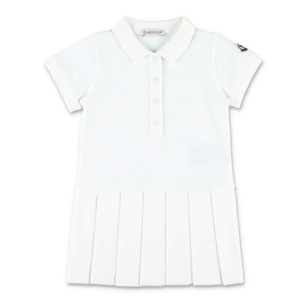 Moncler Tennis Klänning för Kvinnor White, Flicka