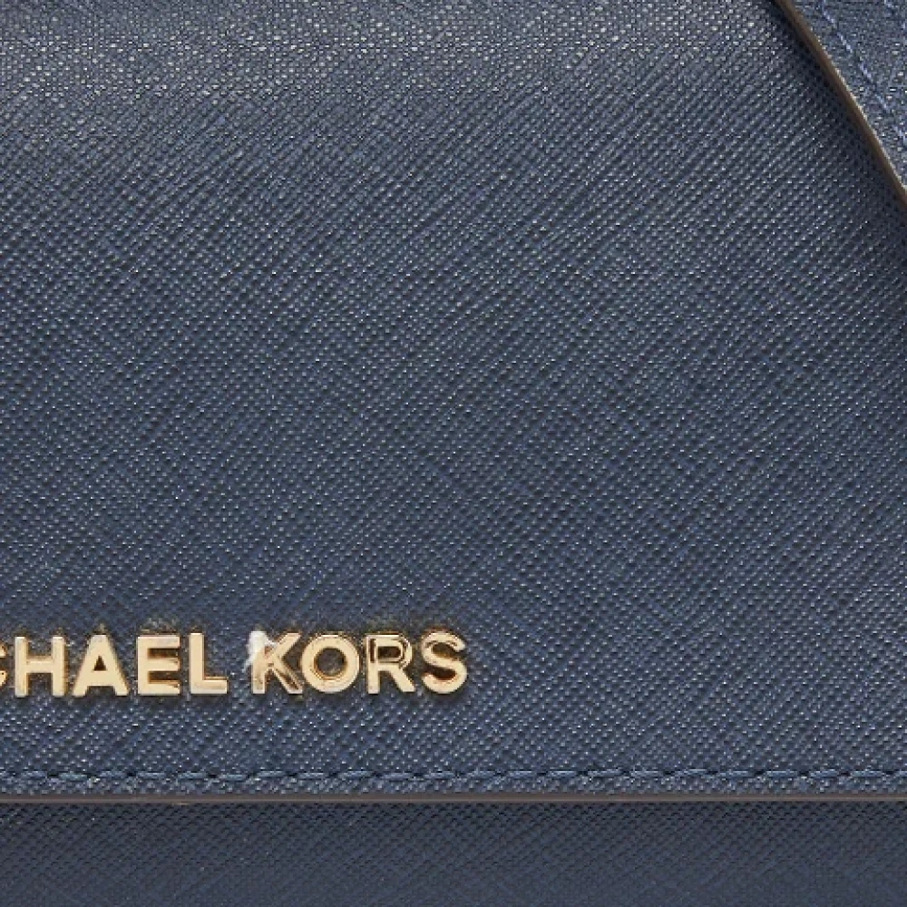 Michael Kors Pre-owned Leather wallets Blue Dames