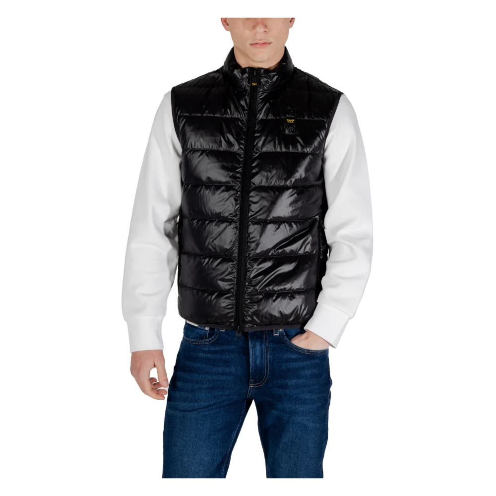 Blauer Lente Zomer Heren Polyamide Shirt Collectie Black Heren