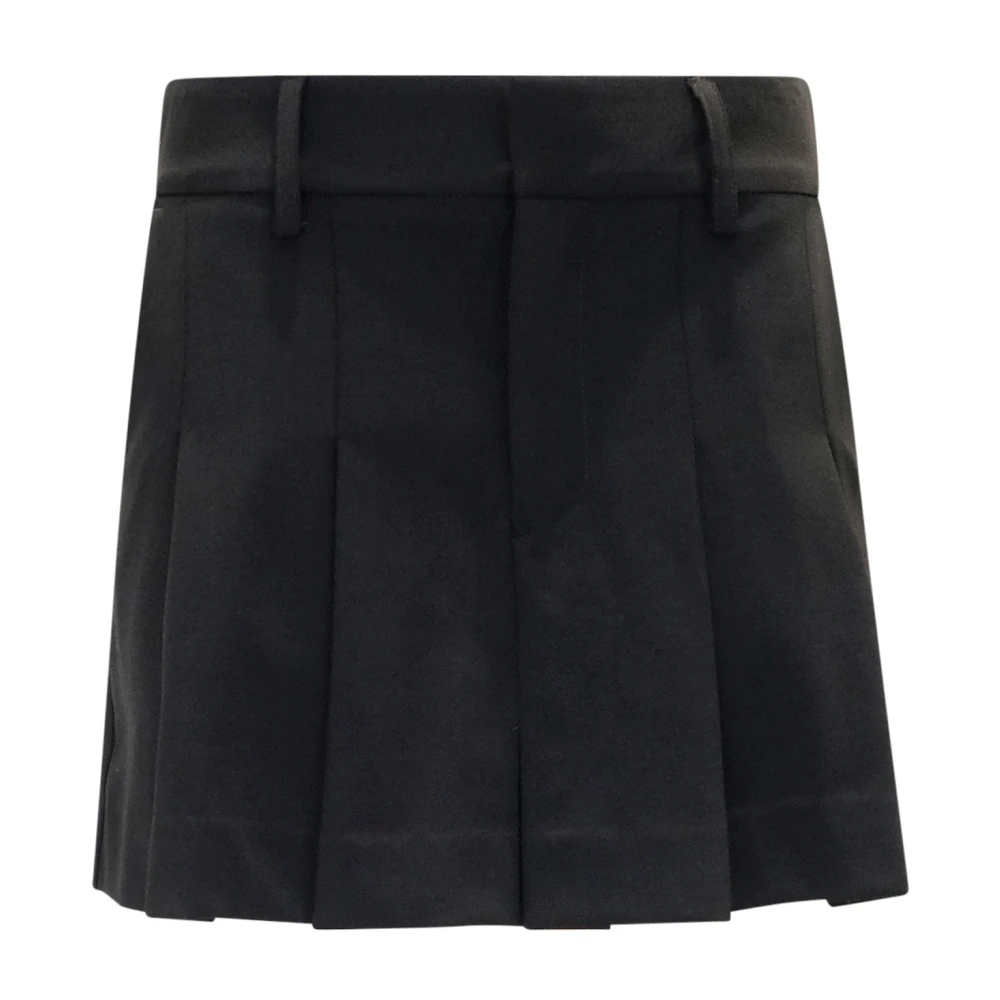 P.a.r.o.s.h. Zwarte Mini Rok Fw23 24 Black Dames