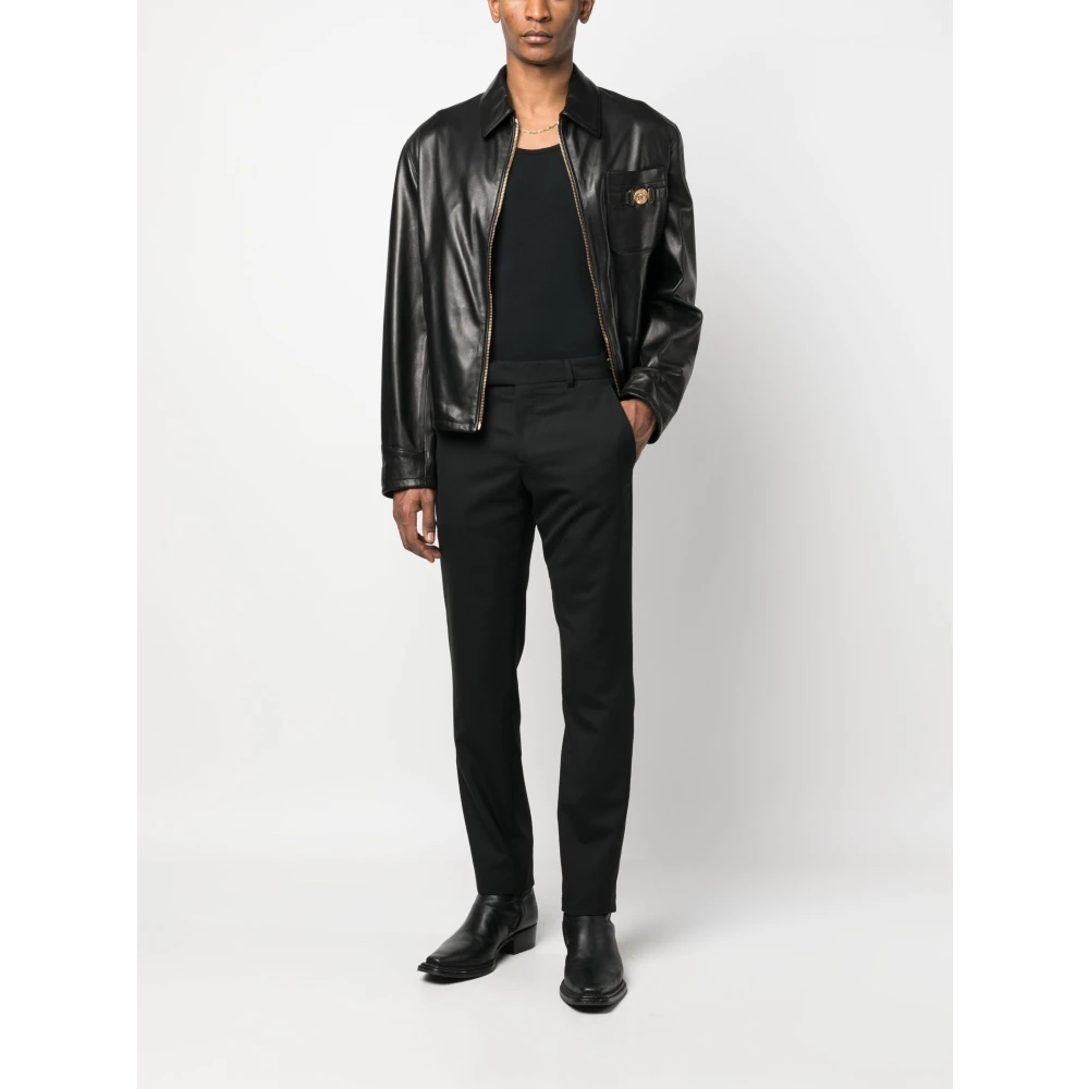 Versace Elegante Formele Broek Black Heren